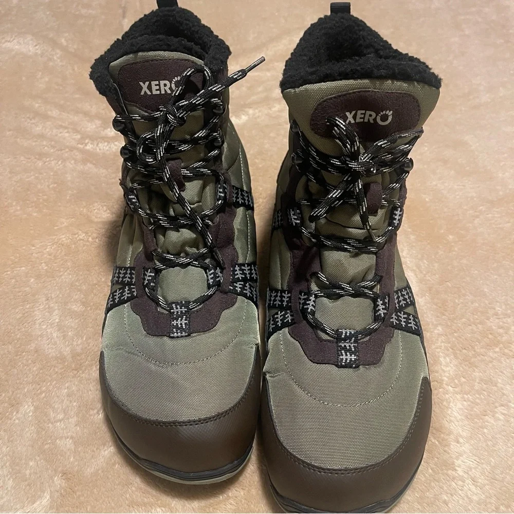 Xero Shoes Alpine Snow Boots Men’s 14 Waterproof Zero Drop Minimalist Winter